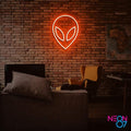 Alien Head Neon Sign - Neon87