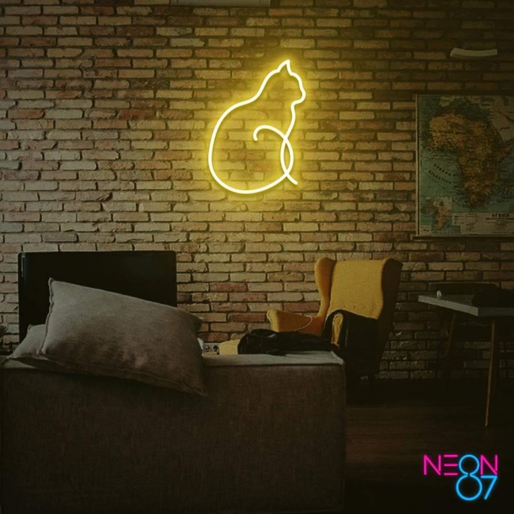 Cat Neon Sign - Neon87