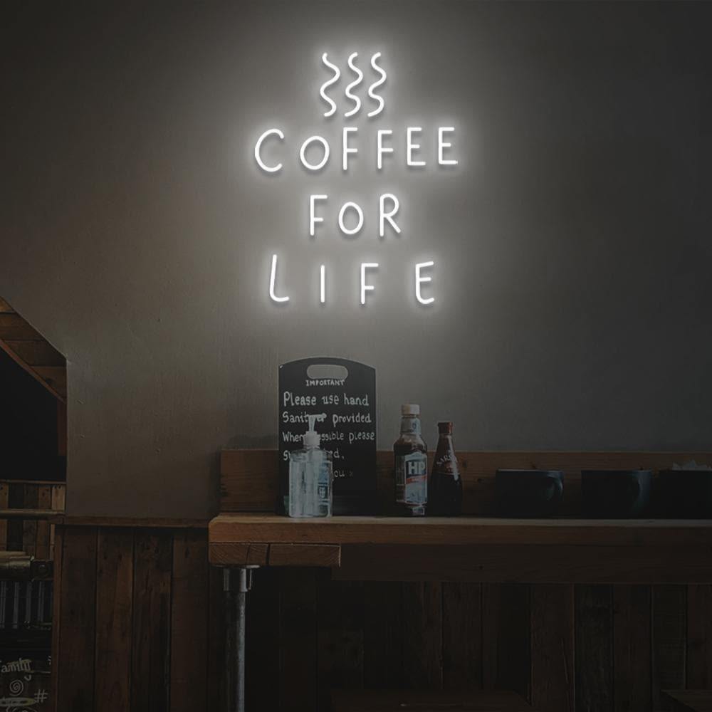 Coffee for life Neon Sign - Neon87