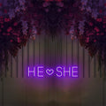 He and She Neon Sign - Neon87