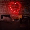 Melting Heart Neon Sign - Neon87