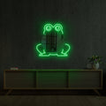 Frog Neon Mirror Sign