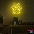 Paw Print Neon Sign - Neon87