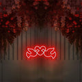 Pigeons and Hearts Neon Sign - Neon87