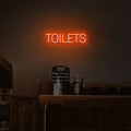 TOILETS Neon Sign